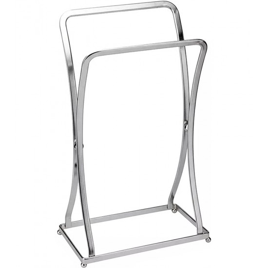 Porta Toalha Para Lavabo 32cm Altura Piatina Cromo Fosco